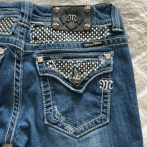 Miss Me Rhinestone Jeans - Picture 2 of 10